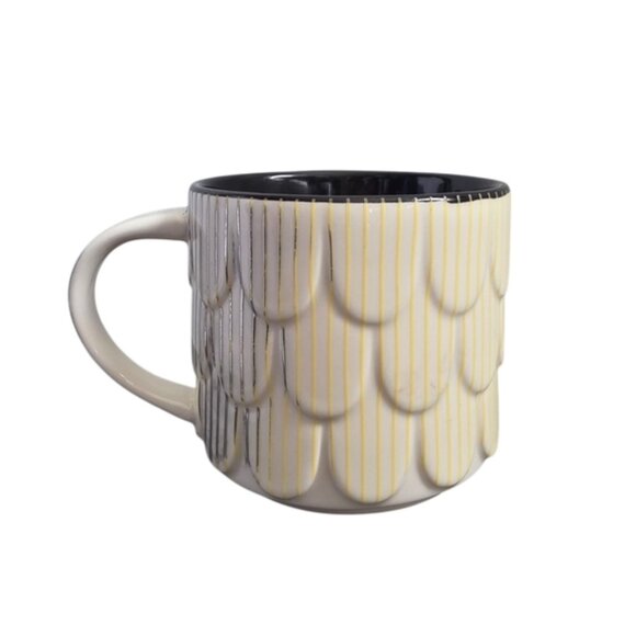 Starbucks 2019 Mermaid Scales Mug Gold Pinstripes 14oz - Picture 2 of 9